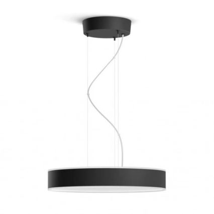 Philips - Світлодіодна підвісна люстра з регулюванням яскравості Hue LED/33,5W/230V 2200-6500K чорний + пульт дистанційного керування