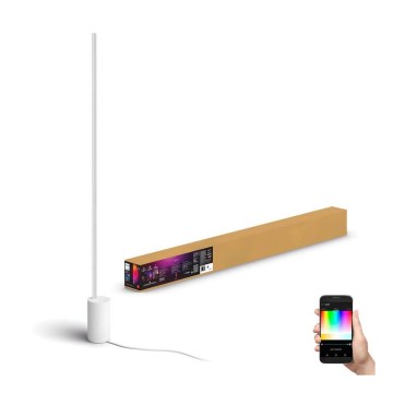 Philips - Світлодіодна RGBW регульована підлогова лампа Hue SIGNE LED/29W/230V 2000-6500K біла