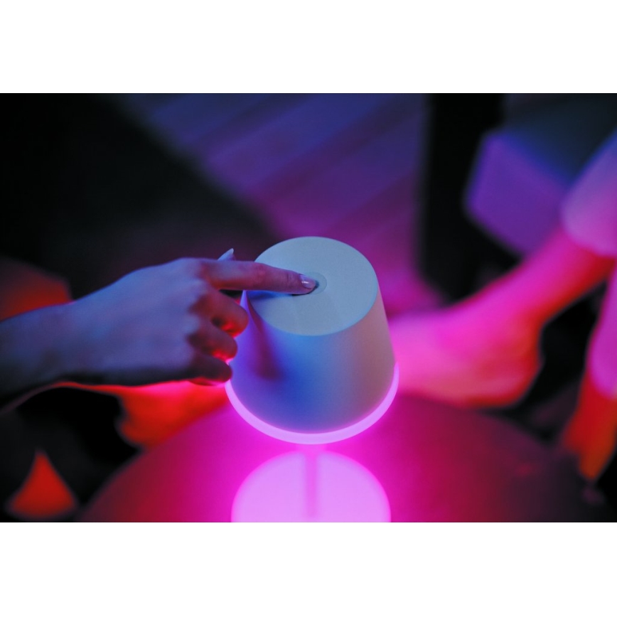 Philips - Світлодіодна вулична сенсорна RGBW-лампа з регулюванням яскравості Hue GO LED/6,2W/230V 2000-6500K IP54