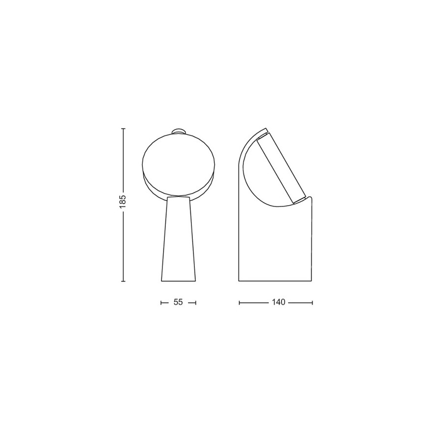 Philips - Світлодіодна вулична лампа LED/7W/230V 4000K IP44