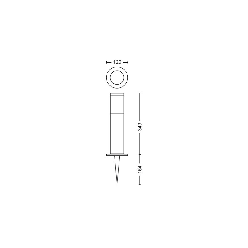 Philips - Світлодіодна вулична лампа GARDENLINK LED/24W/230V 2700K IP44