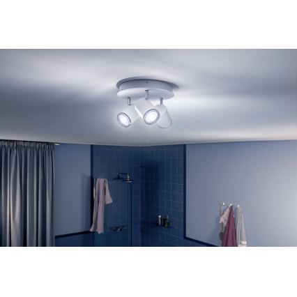 Philips - Світлодіодне підсвічування для ванної кімнати з регульованою яскравістю Hue ADORE 3xGU10/5W/230V IP44 + ПУ