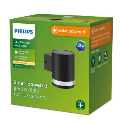 Philips - Світлодіодний настінний світильник на сонячній батареї FYCE LED/1,5W/3,7V IP44