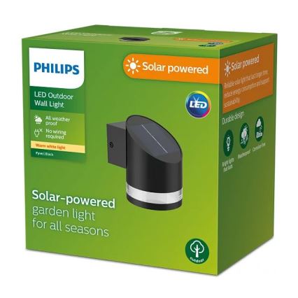 Philips - Світлодіодний настінний світильник на сонячній батареї FYCE LED/1,5W/3,7V IP44