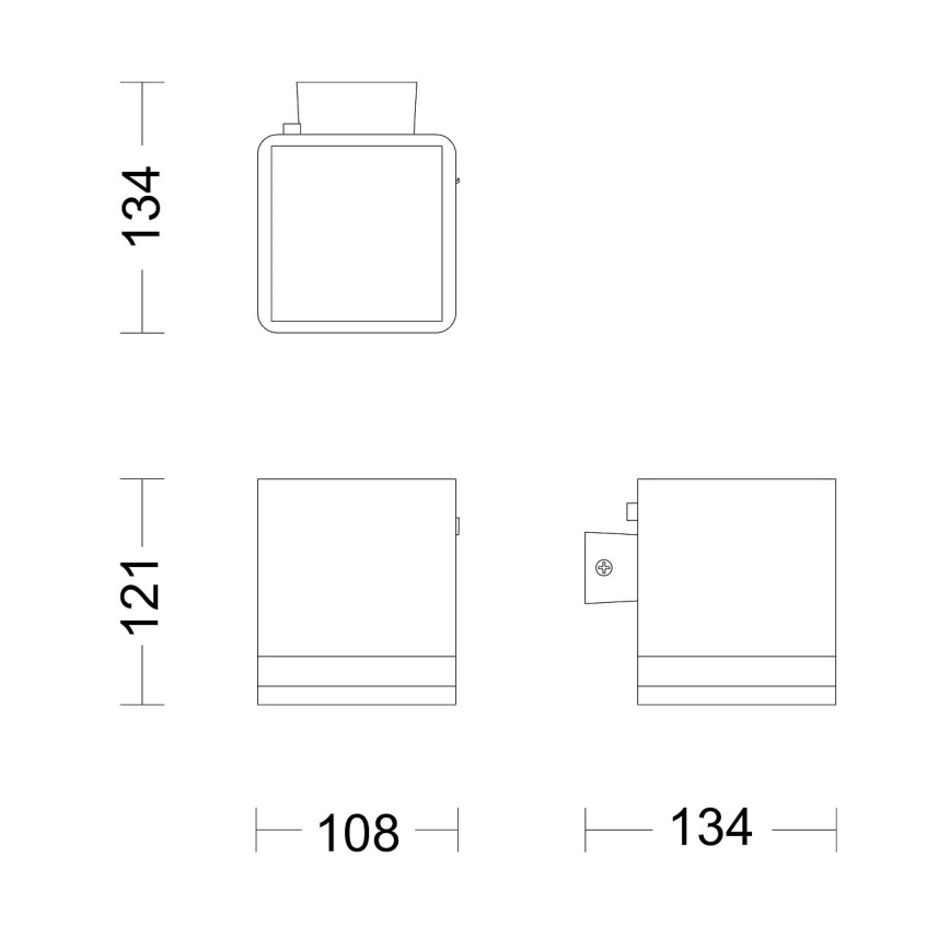 Philips - Світлодіодний настінний світильник на сонячній батареї VIRONA LED/1,8W/3,7V 2600 mAh 2700K IP44