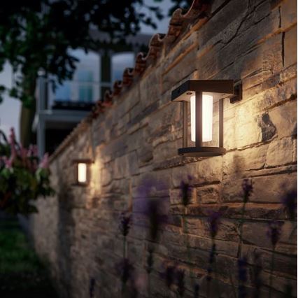 Philips - Світлодіодний настінний світильник з датчиком на сонячній батареї CAMILL LED/1,4W/3,7V 2000 mAh IP44