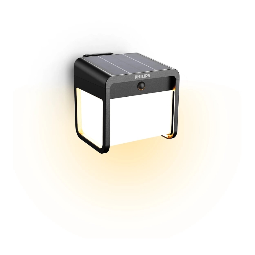 Philips - Світлодіодний настінний світильник з датчиком на сонячній батареї EZRA LED/1,8W/3,7V 3000K IP44