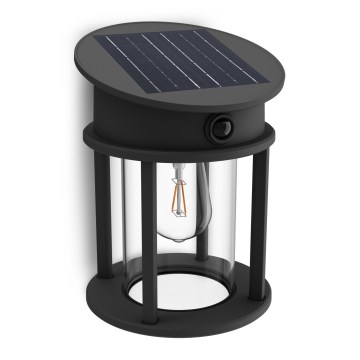 Philips - Світлодіодний настінний світильник з датчиком на сонячній батареї GERI LED/3,2W/3,7V 2700K IP44