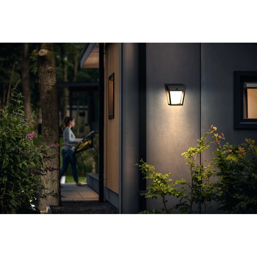 Philips - Світлодіодний настінний світильник з датчиком на сонячній батареї NISSA LED/1,8W/3,7V 3000K IP44
