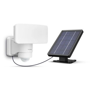 Philips - Світлодіодний настінний світильник з датчиком на сонячній батареї TYLUS LED/6W/3,7V 3000K IP44