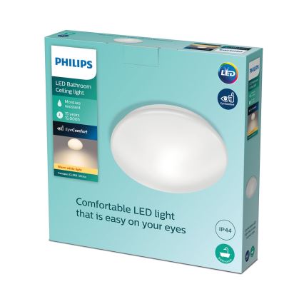 Philips - Світлодіодний стельовий світильник для ванної кімнати LED/17W/230V IP44