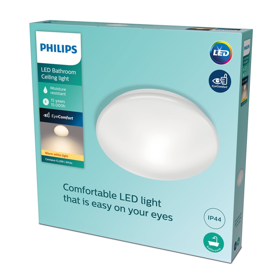 Philips - Світлодіодний стельовий світильник для ванної кімнати LED/20W/230V IP44