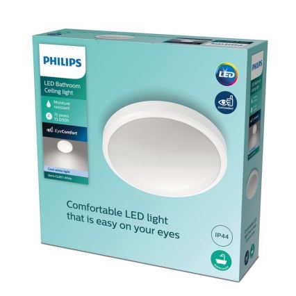 Philips - Світлодіодний стельовий світильник для ванної кімнати LED/17W/230V 4000K IP44