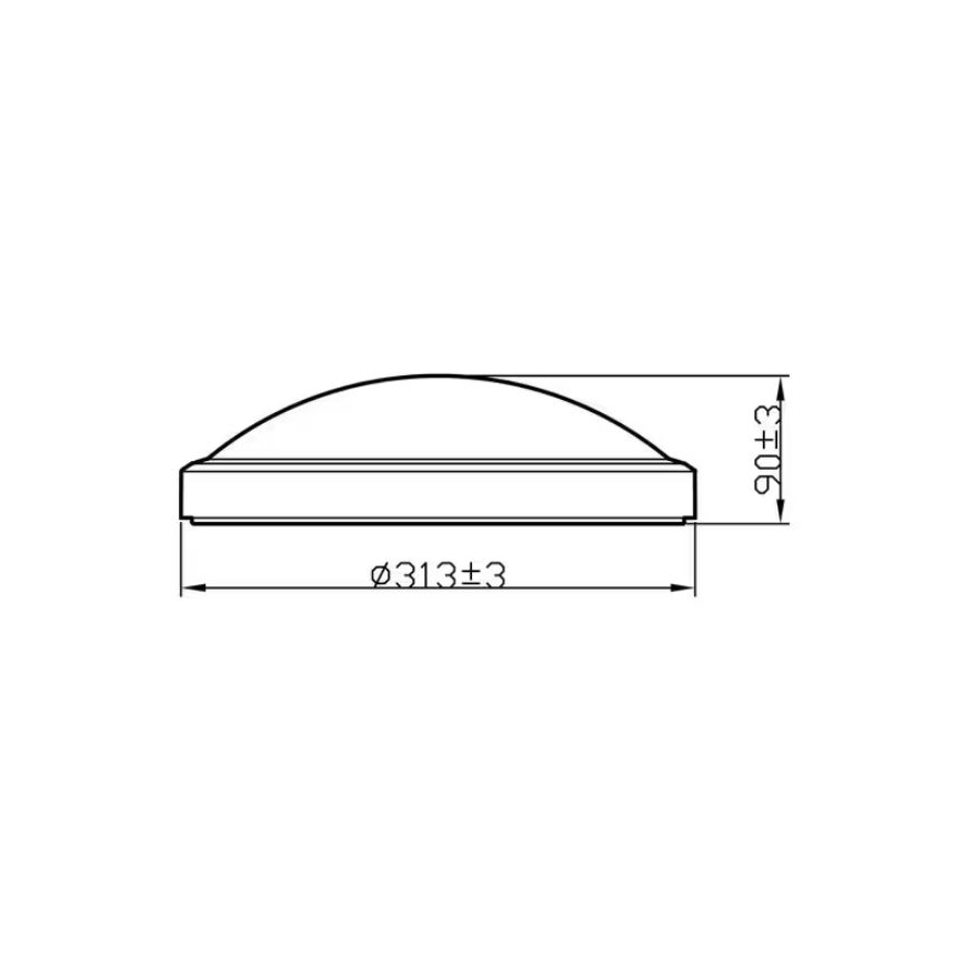 Philips - Світлодіодний стельовий світильник для ванної кімнати LED/17W/230V 4000K IP44