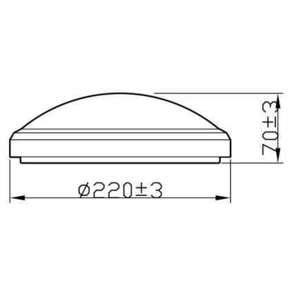 Philips - Світлодіодний стельовий світильник для ванної кімнати LED/6W/230V 4000K IP44