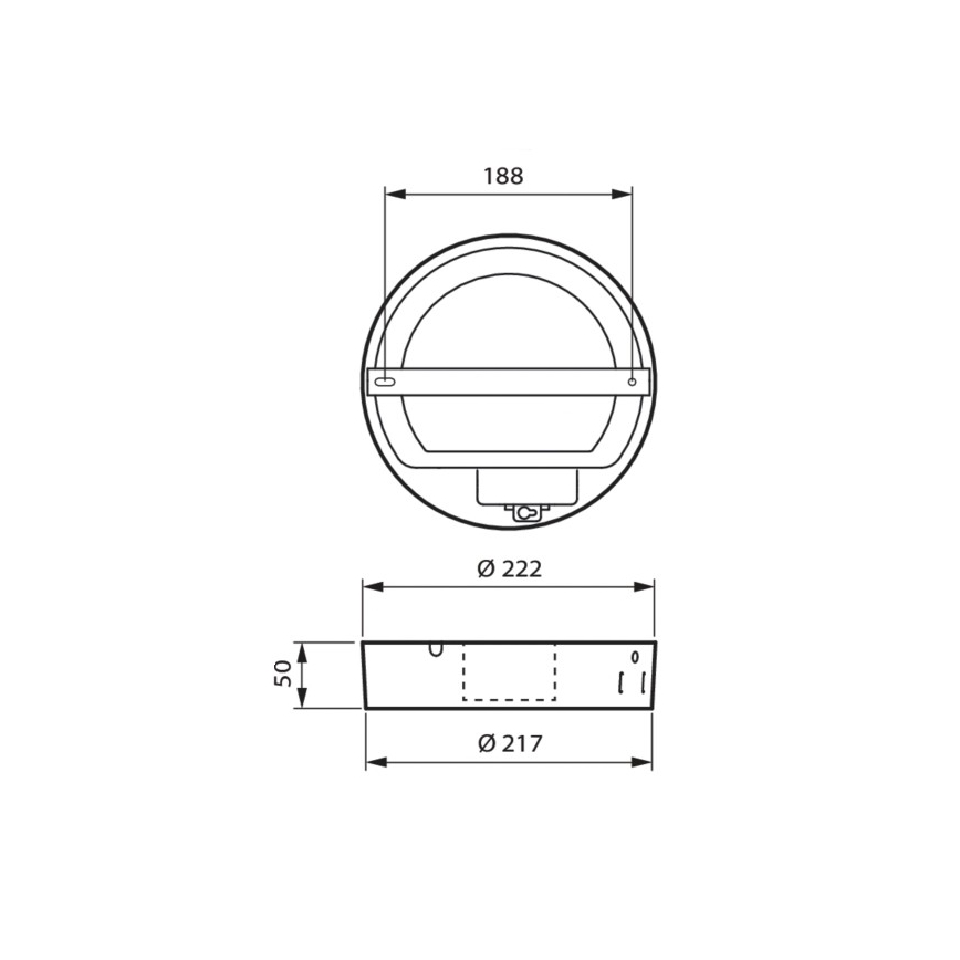 Philips - Світлодіодний стельовий світильник для ванної кімнати LED/21W/230V IP44 3000K