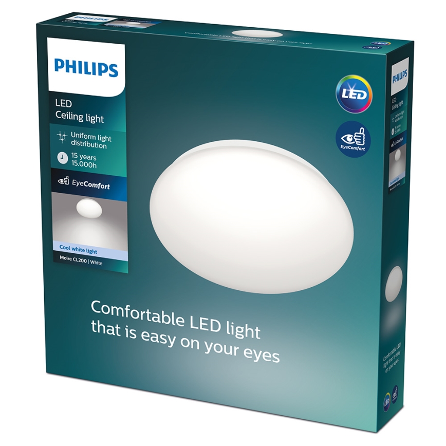 Philips - Світлодіодний стельовий світильник 1xLED/17W/230V 4000K