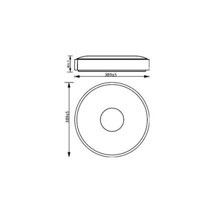 Philips - Світлодіодний стельовий світильник з регулюванням яскравості COINER SCENE SWITCH LED/24W/230V 2700K білий