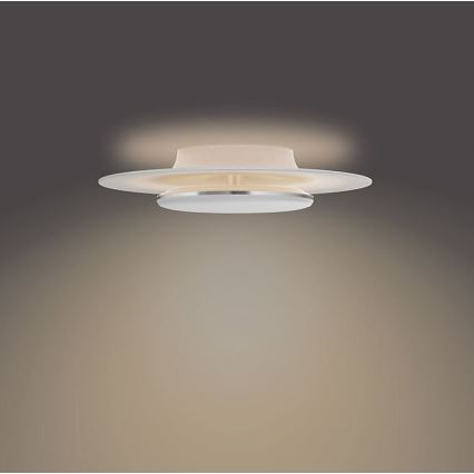 Philips- Світлодіодний стельовий світильник з регулюванням яскравості SCENE SWITCH LED/30W/230V 2700K срібний