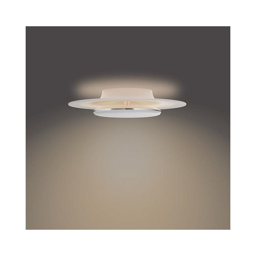 Philips- Світлодіодний стельовий світильник з регулюванням яскравості SCENE SWITCH LED/30W/230V 2700K срібний