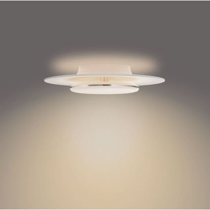 Philips- Світлодіодний стельовий світильник з регулюванням яскравості SCENE SWITCH LED/30W/230V 2700K срібний