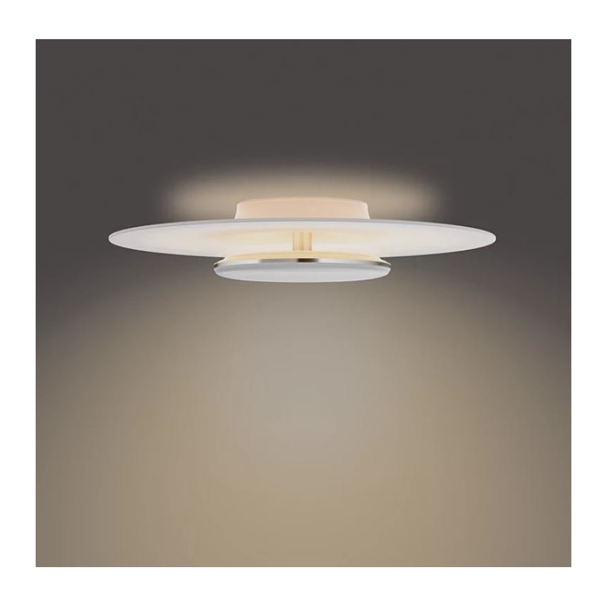 Philips- Світлодіодний стельовий світильник з регулюванням яскравості SCENE SWITCH LED/40W/230V 2700K срібний