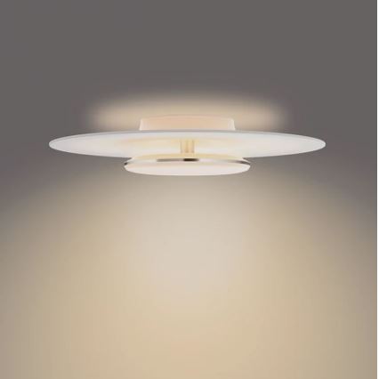 Philips- Світлодіодний стельовий світильник з регулюванням яскравості SCENE SWITCH LED/40W/230V 2700K срібний