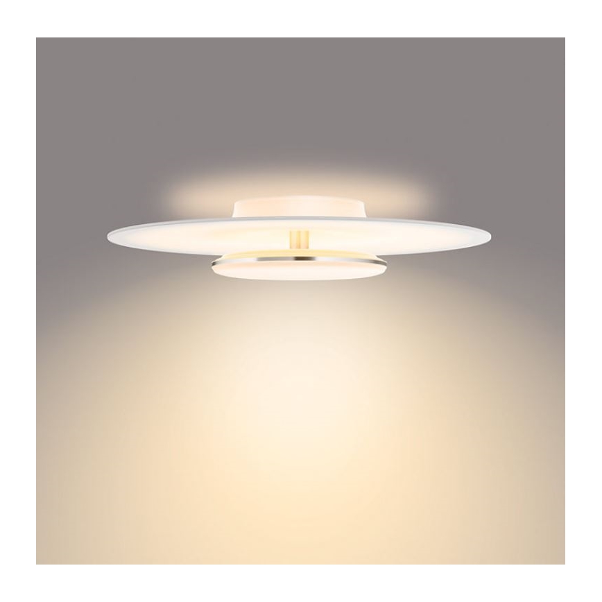 Philips- Світлодіодний стельовий світильник з регулюванням яскравості SCENE SWITCH LED/40W/230V 2700K срібний