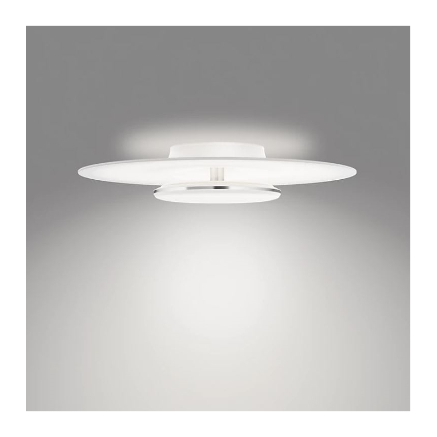 Philips- Світлодіодний стельовий світильник з регулюванням яскравості SCENE SWITCH LED/40W/230V 4000K срібний