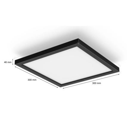 Philips - Світлодіодний стельовий світильник з регулюванням яскравості Hue AURELLE LED/19W/230V + пульт дистанційного керування