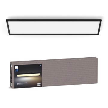 Philips - Світлодіодний стельовий світильник з регулюванням яскравості Hue AURELLE LED/39W/230V 2200-6500K 120x30 см чорний