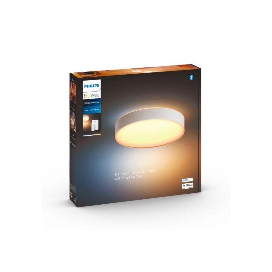 Philips - Світлодіодний стельовий світильник з регулюванням яскравості Hue LED/33,5W/230V 2200-6500K діаметр 425 мм білий + пульт дистанційного керування