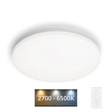 Philips - Світлодіодний стельовий світильник з регулюванням яскравості LED/24W/230V 2700-6500K + пульт дистанційного керування