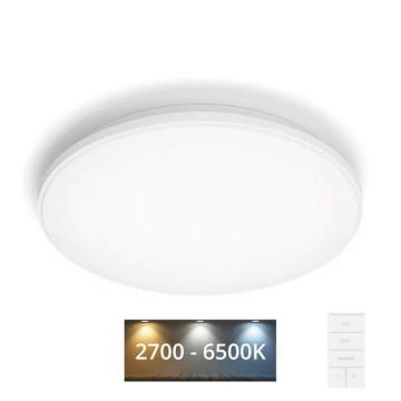 Philips - Світлодіодний стельовий світильник з регулюванням яскравості LED/24W/230V 2700-6500K + пульт дистанційного керування