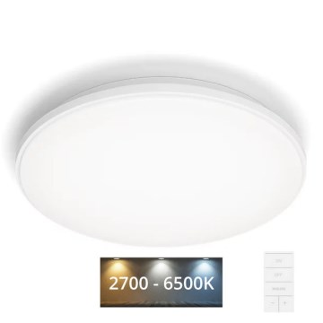 Philips - Світлодіодний стельовий світильник з регулюванням яскравості LED/40W/230V 2700-6500K + пульт дистанційного керування
