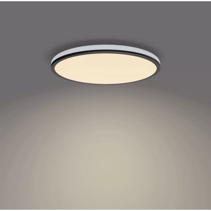 Philips - Світлодіодний стельовий світильник з регулюванням яскравості SCENE SWITCH LED/18W/230V діаметр 30 см 2700K чорний