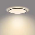Philips - Світлодіодний стельовий світильник з регулюванням яскравості SCENE SWITCH LED/18W/230V діаметр 30 см 2700K чорний