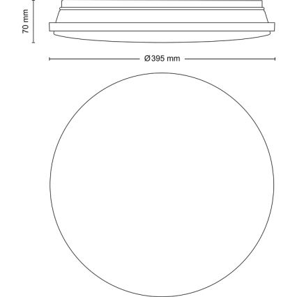 Philips - Світлодіодний стельовий світильник з регулюванням яскравості LED/24W/230V 2700-6500K + пульт дистанційного керування
