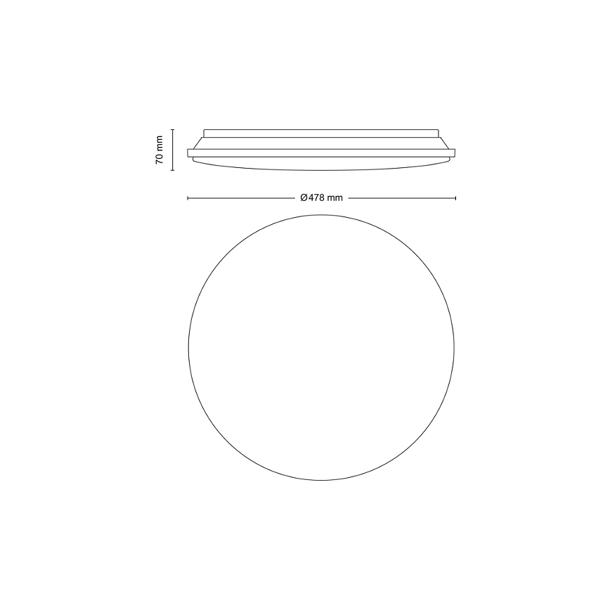 Philips - Світлодіодний стельовий світильник з регулюванням яскравості LED/40W/230V 2700-6500K + пульт дистанційного керування