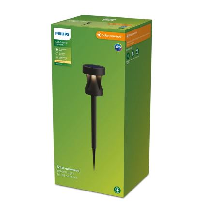 Philips - Світлодіодний світильник на сонячній батареї AVERY LED/1,8W/3,7V 2700K IP44