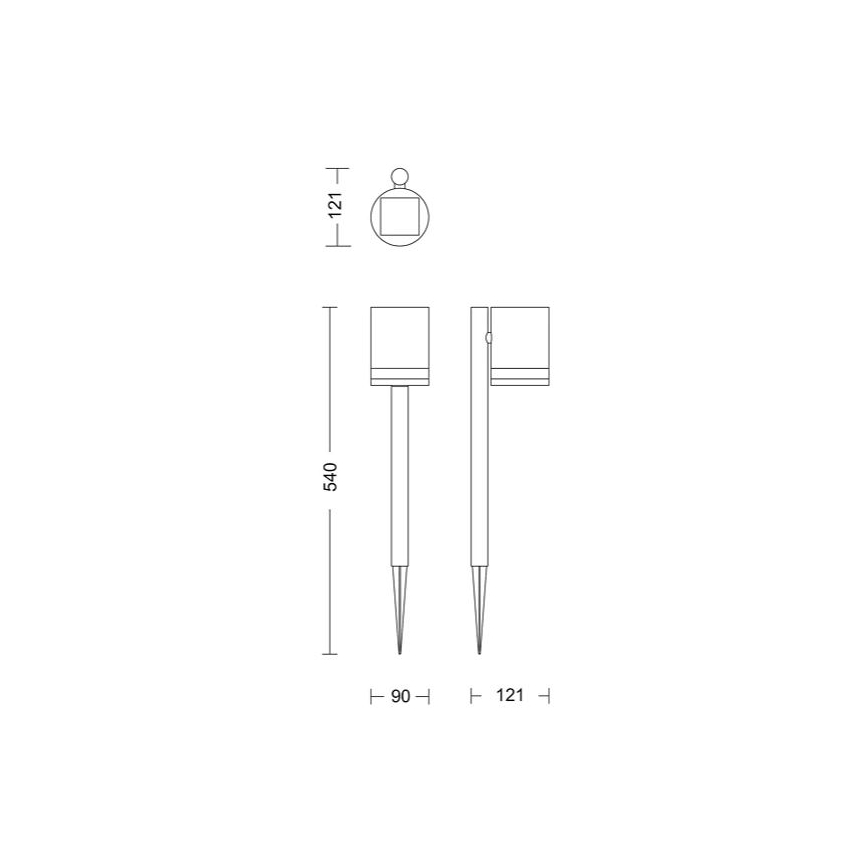 Philips - Світлодіодний світильник на сонячній батареї FYCE LED/1,5W/3,7V IP44