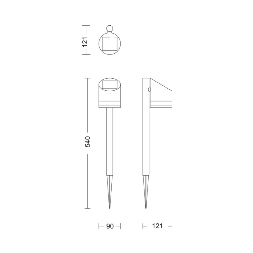 Philips - Світлодіодний світильник на сонячній батареї FYCE LED/1,5W/3,7VIP44