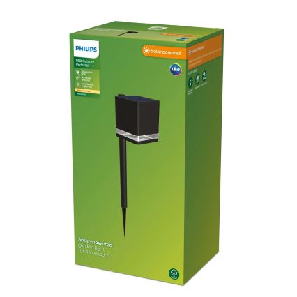 Philips - Світлодіодний світильник на сонячній батареї VIRONA LED/1,8W/3,7V 2700K IP44
