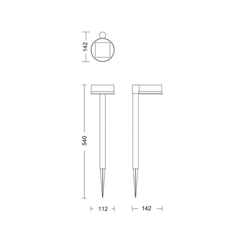 Philips - Світлодіодний світильник на сонячній батареї VYNCE LED/1,5W/3,7V IP44