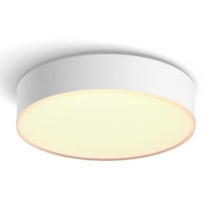 Philips - Світлодіодний стельовий світильник з регулюванням яскравості Hue LED/9,6W/230V 2200–6500K діаметр 261 мм білий + пульт дистанційного керування