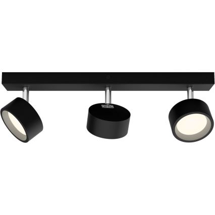 Philips - Світлодіодний точковий світильник 3xLED/5,5W/230V чорний