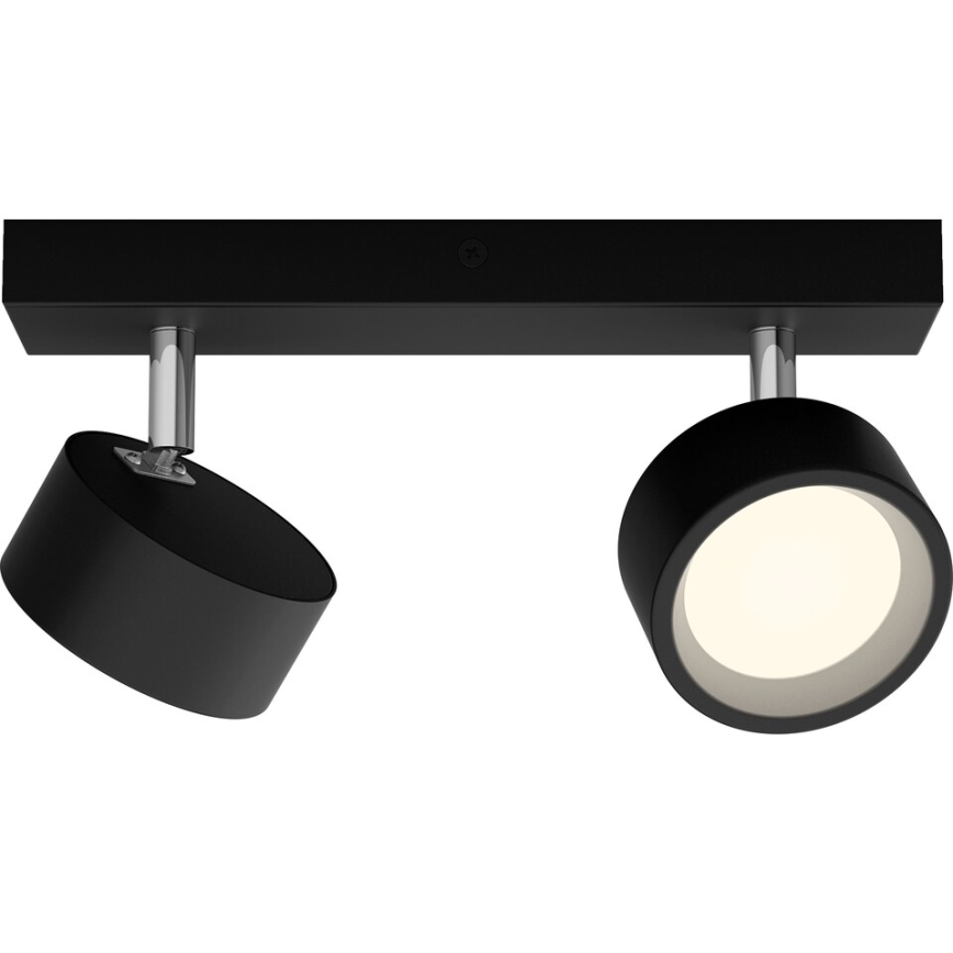 Philips - Світлодіодний точковий світильник 2xLED/5,5W/230V чорний