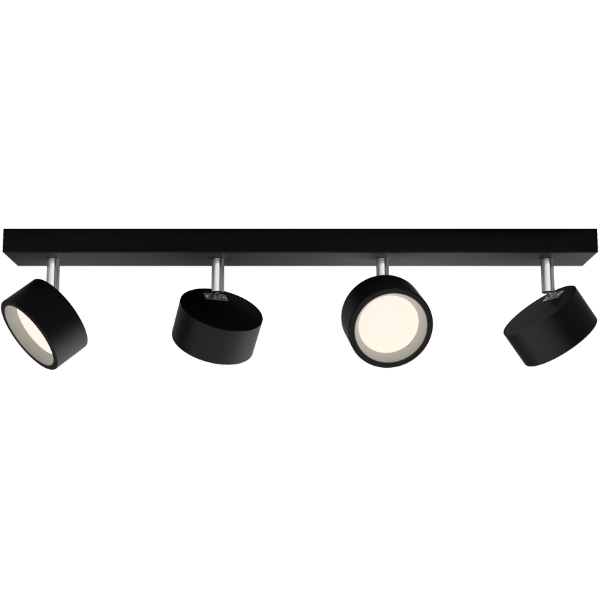 Philips - Світлодіодний точковий світильник 4xLED/5,5W/230V чорний