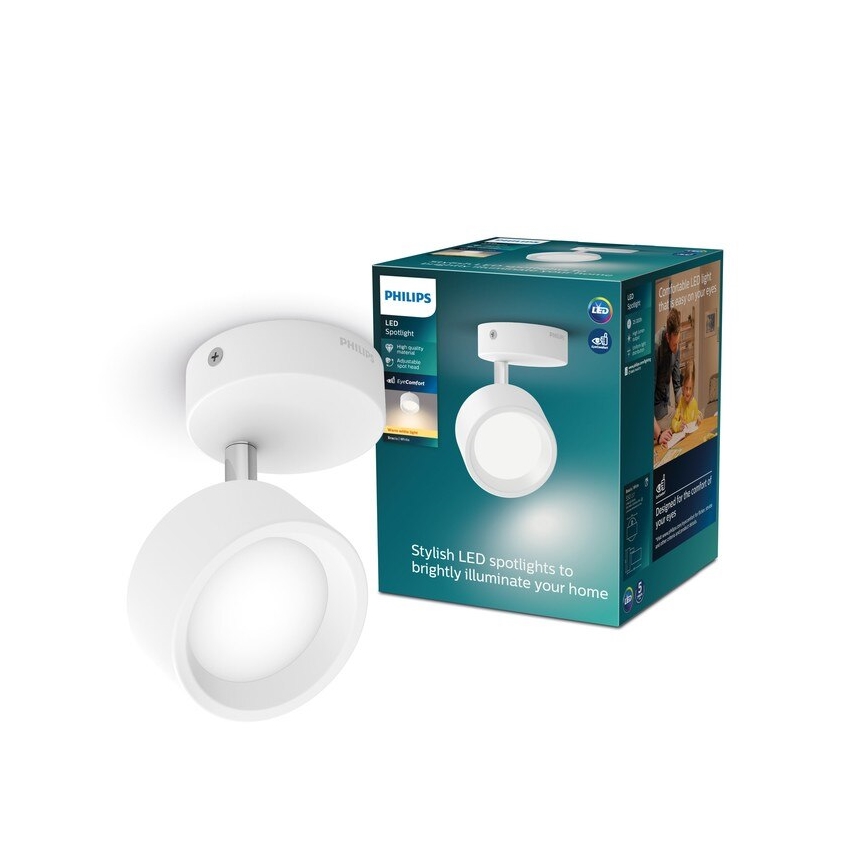 Philips - Світлодіодний точковий світильник LED/5,5W/230V білий
