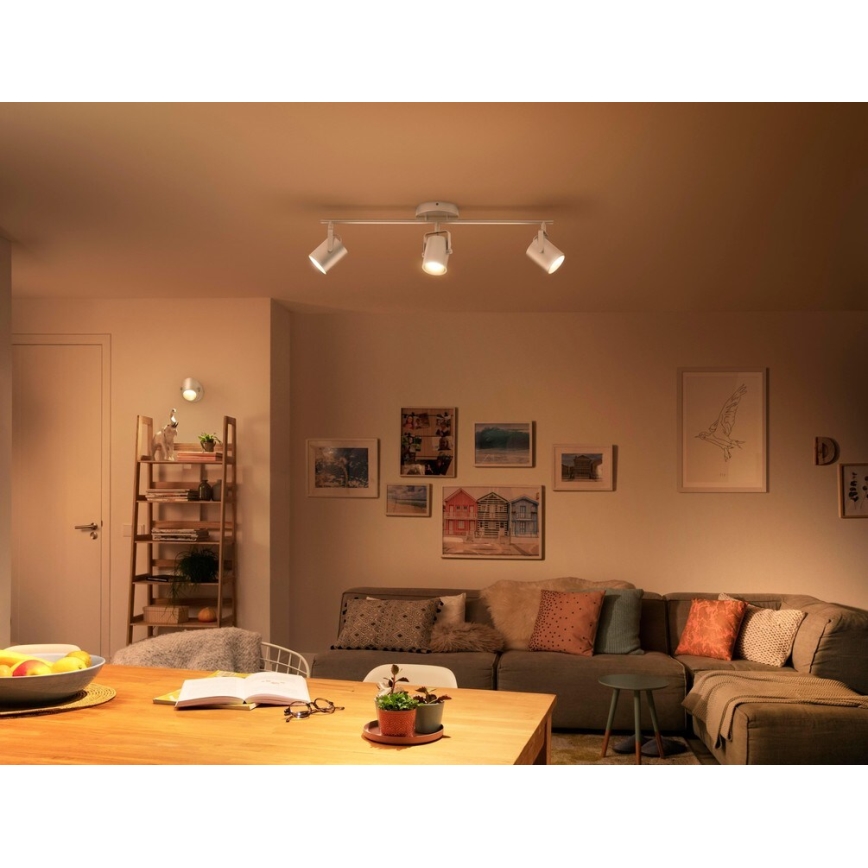 Philips - Світлодіодний точковий світильник SCENE SWITCH BYRE 3xLED/4,3W/230V 2200/2500/2700K